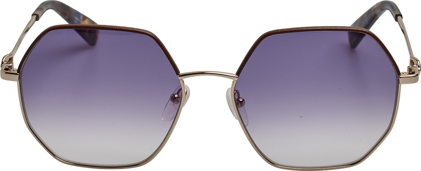 Damen Sechseckige Metall-Sonnenbrille LO140SL