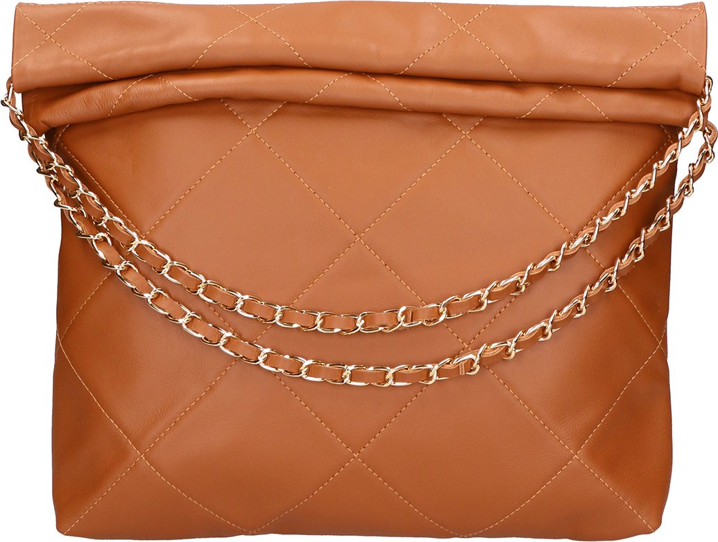 Gave Lux Schultertasche Frauen S17 DARK LEATHER