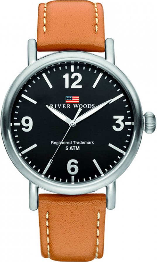River Woods Delaware Braun Herren Armbanduhr RW420038