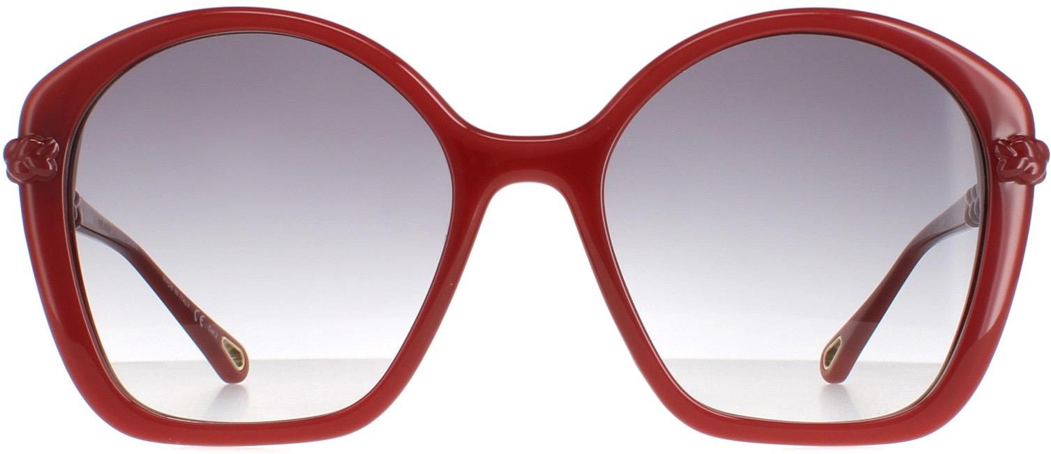 Chloe Square Womens Dunkel Orange Grau Gradient CH0003S