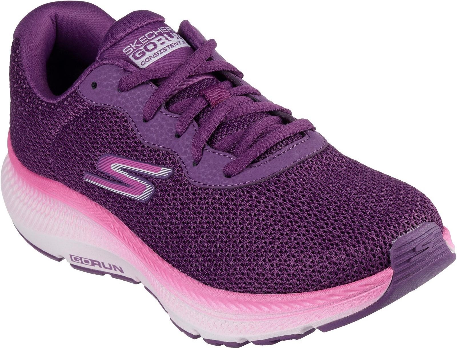 Skechers - Damen Sneaker "Go Run Consistent 2.0 Fast Pace" (Pflaume)
