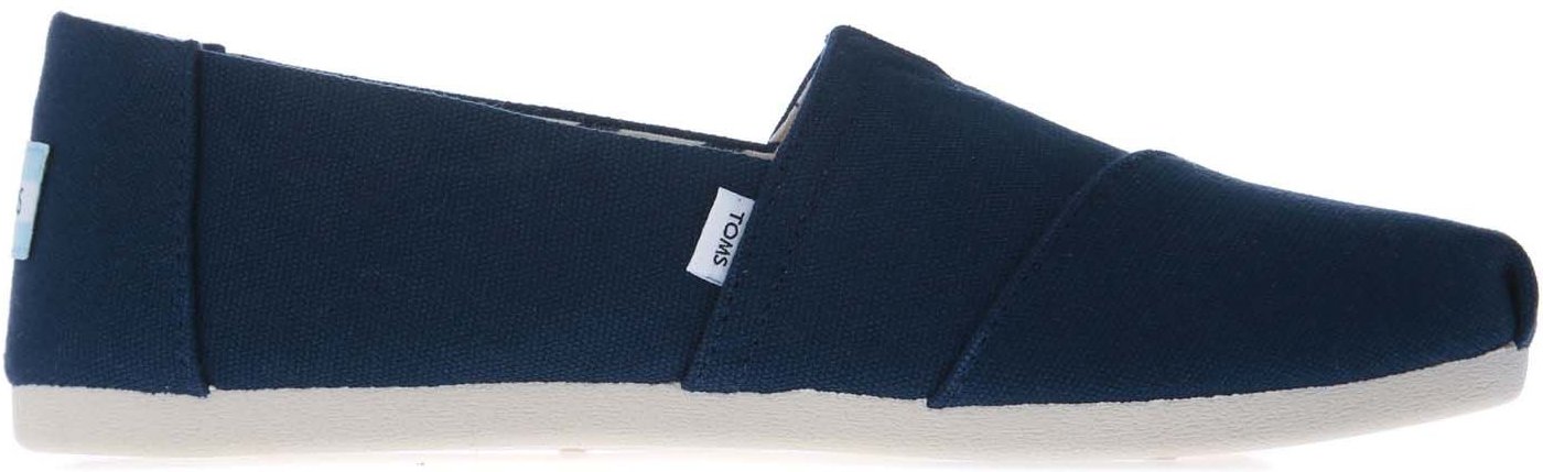 Espadrilles Alpargata toile coton recyclé Toms Pour Femme en Bleu Marine