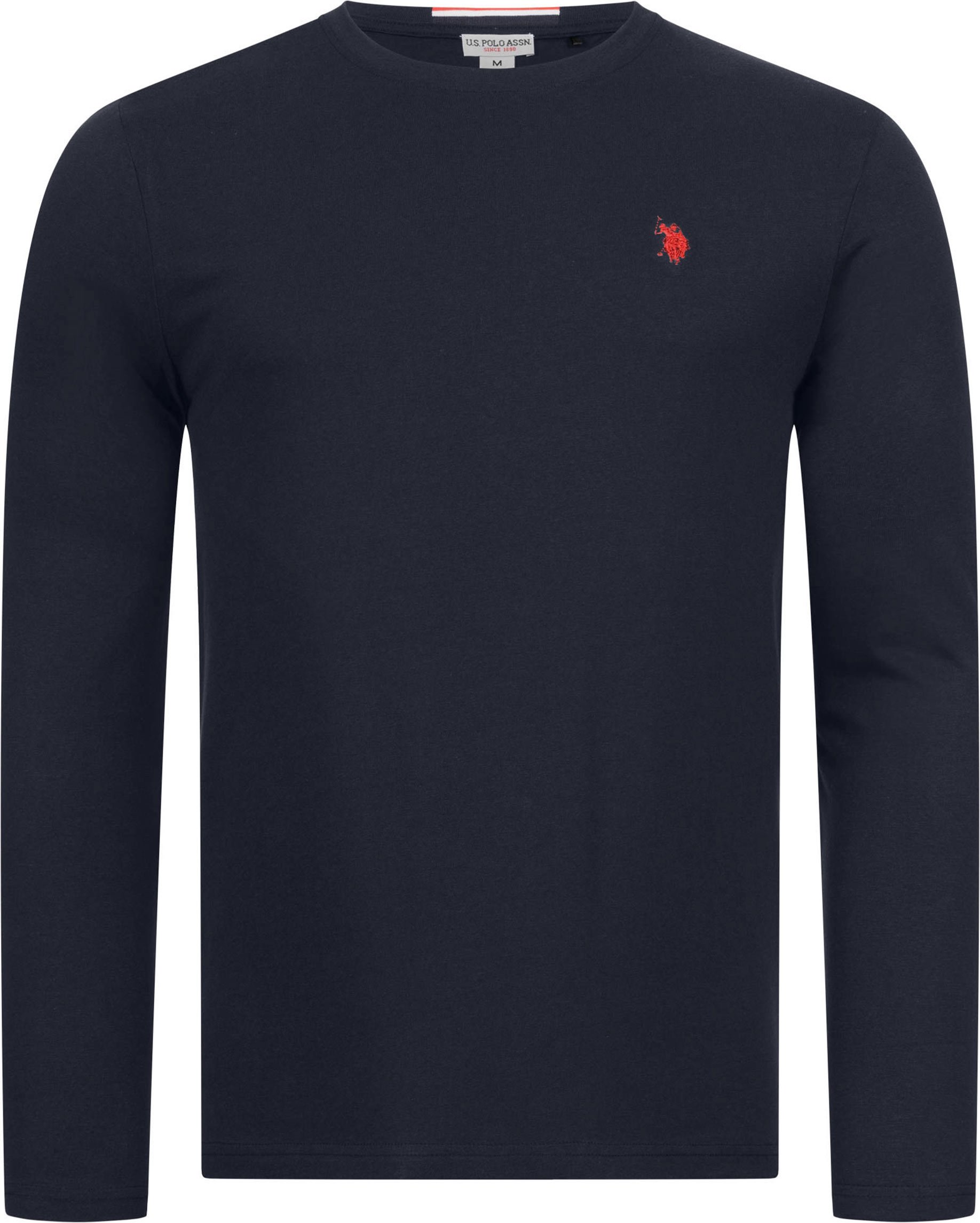 U.S. POLO ASSN. Herren Longsleeve Basic Shirt aus 100 % Baumwolle