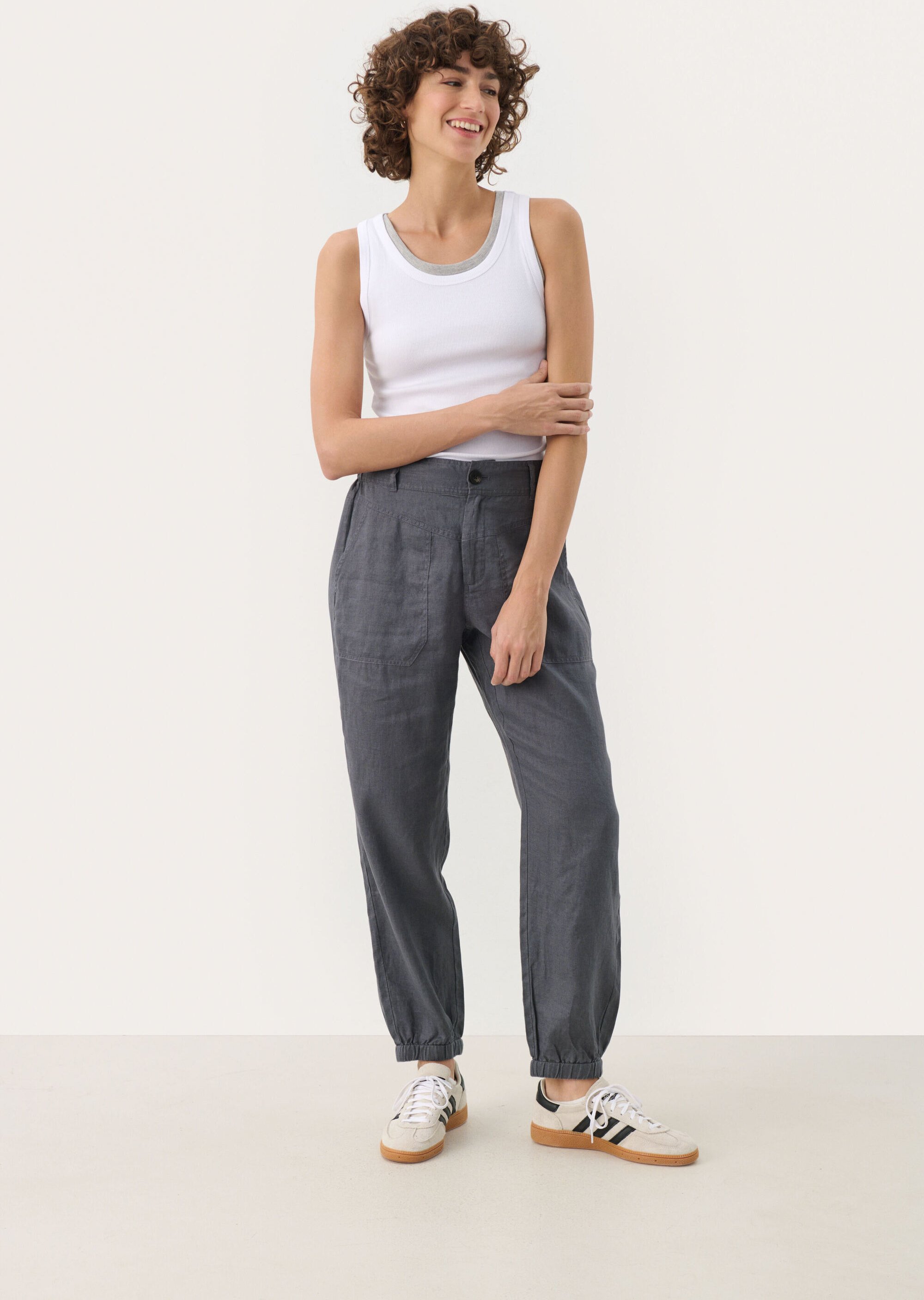 Casual Hose Contemporary fit Turbulence grey