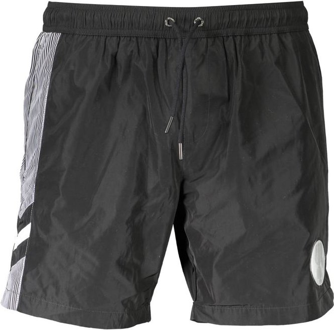 Gestreifte Seiten-Schwimmshorts