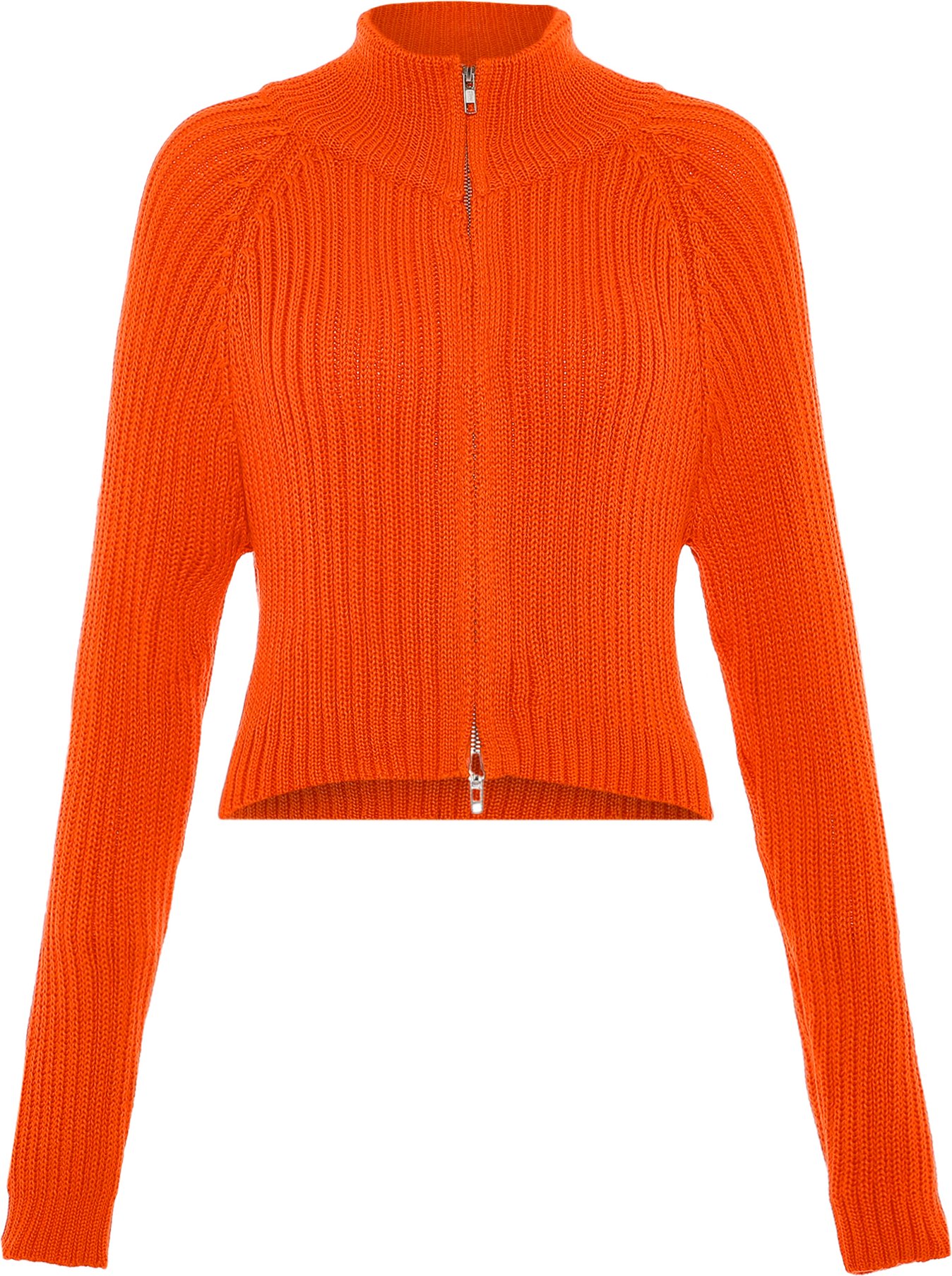 Mymo Strickjacke Damen orange