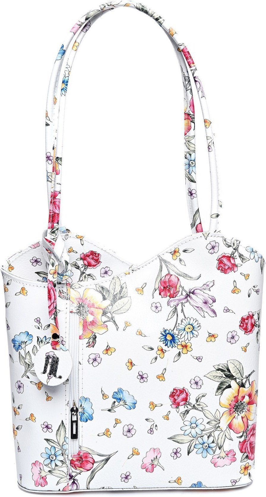 Anna Luchini Mehrfarbig Rindsledertasche