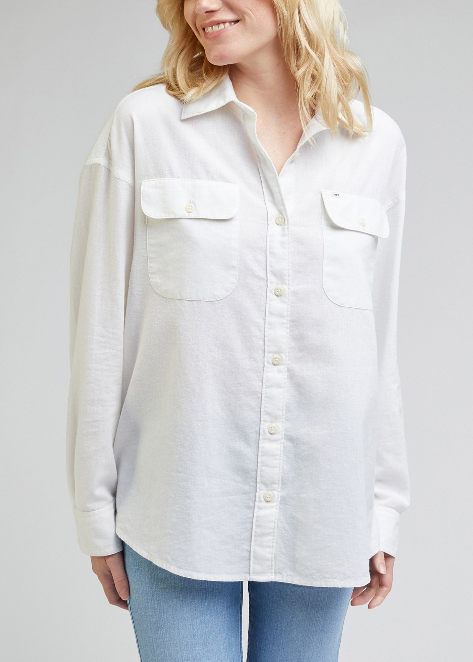 Lee - FRONTIER SHIRT BRIGHT WHITE