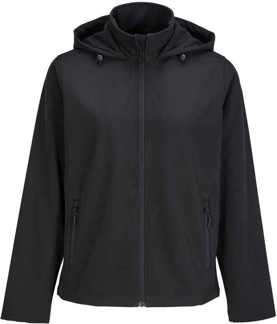 SOLS - "Race" Softshelljacke mit Kapuze für Damen (Schwarz)