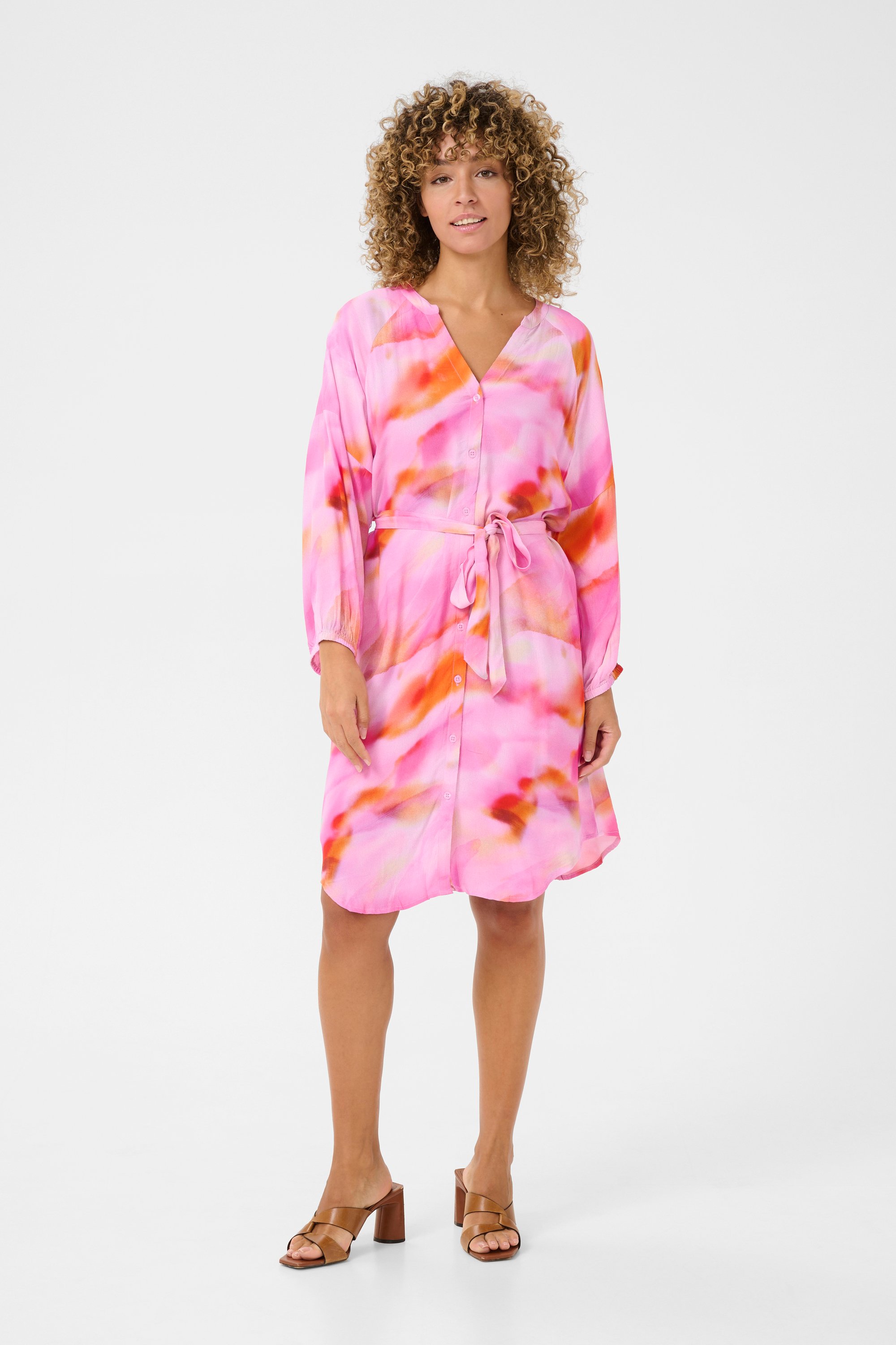 Kleid Regular fit pink