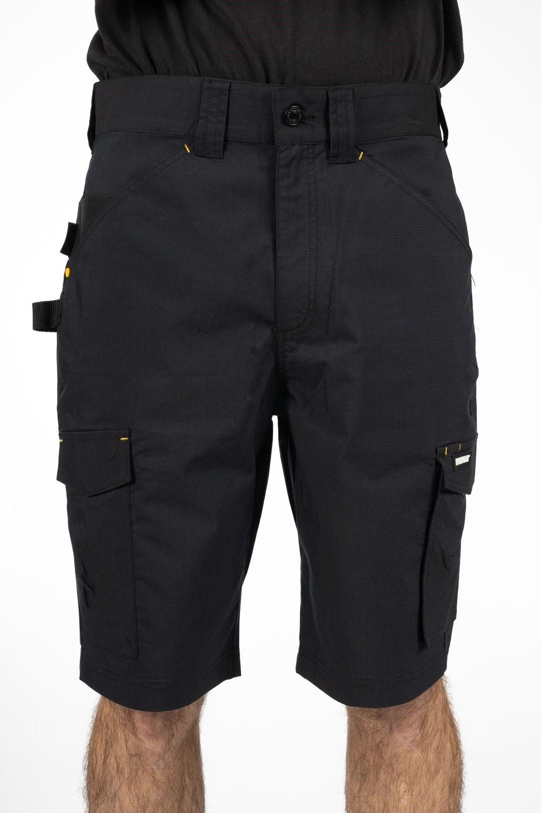 Caterpillar Nexus Stretch Baumwoll-Arbeitsshorts für Herren in Schwarz