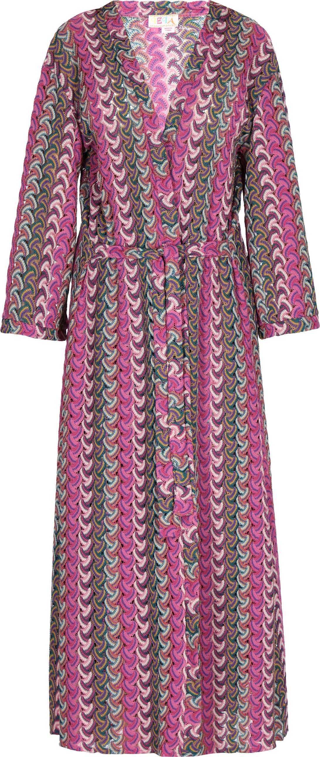 IZIA Kimono Damen Rosa Mehrfarbig