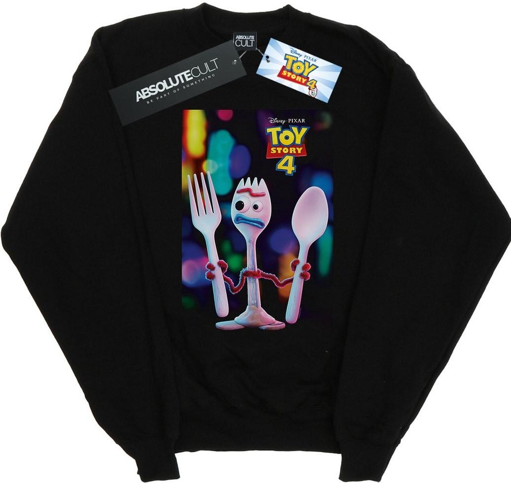 Disney - "Toy Story 4 Forky Poster" Sweatshirt für Herren (Schwarz)