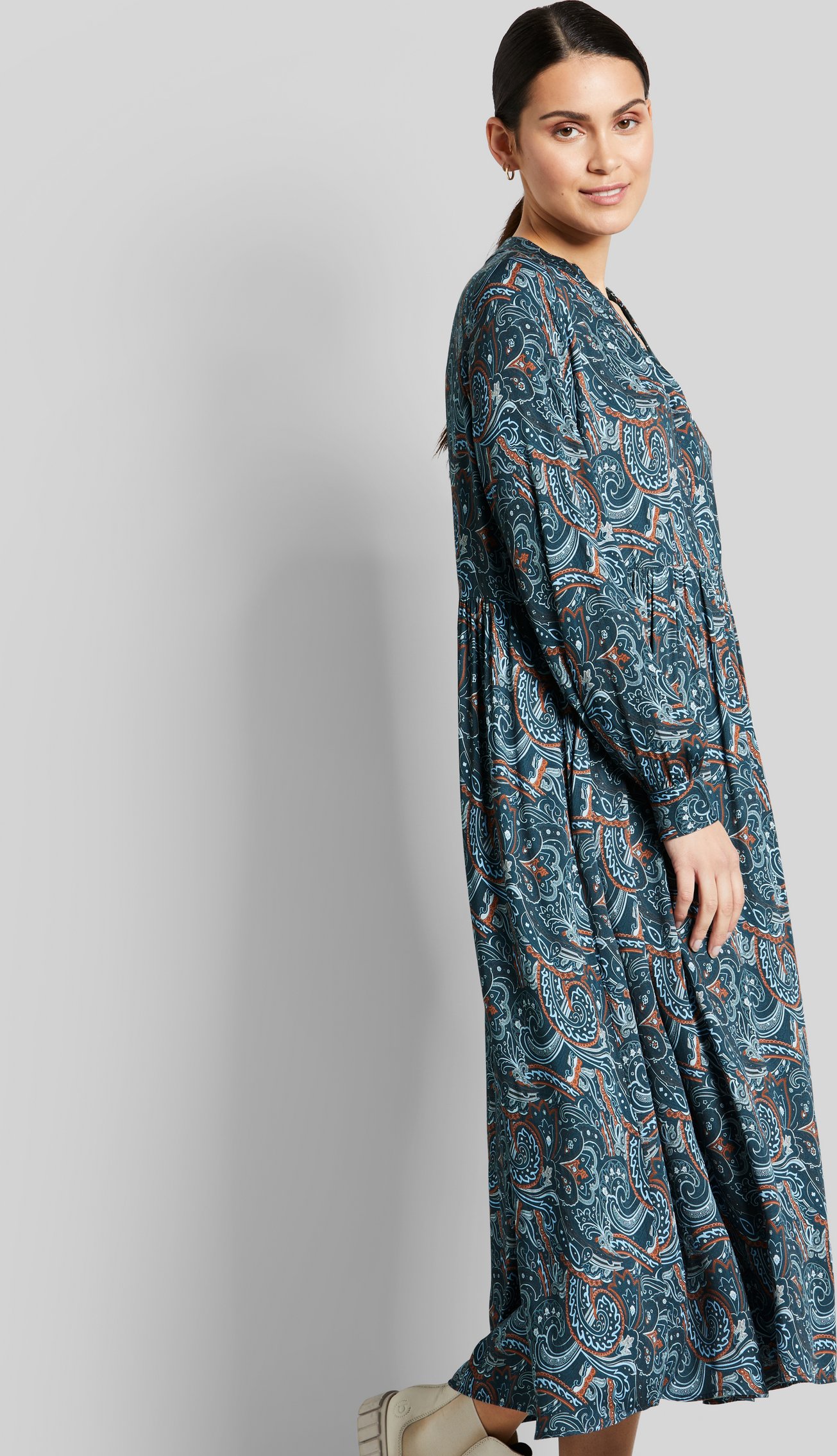 Bugatti Damen Blusenkleid mit Paisleymuster