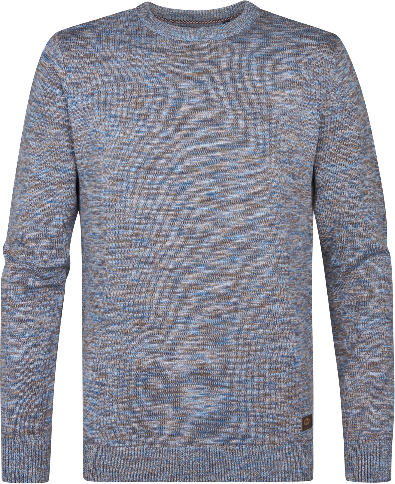 Petrol Industries - Melierter Pulover Dover Herren - Blau