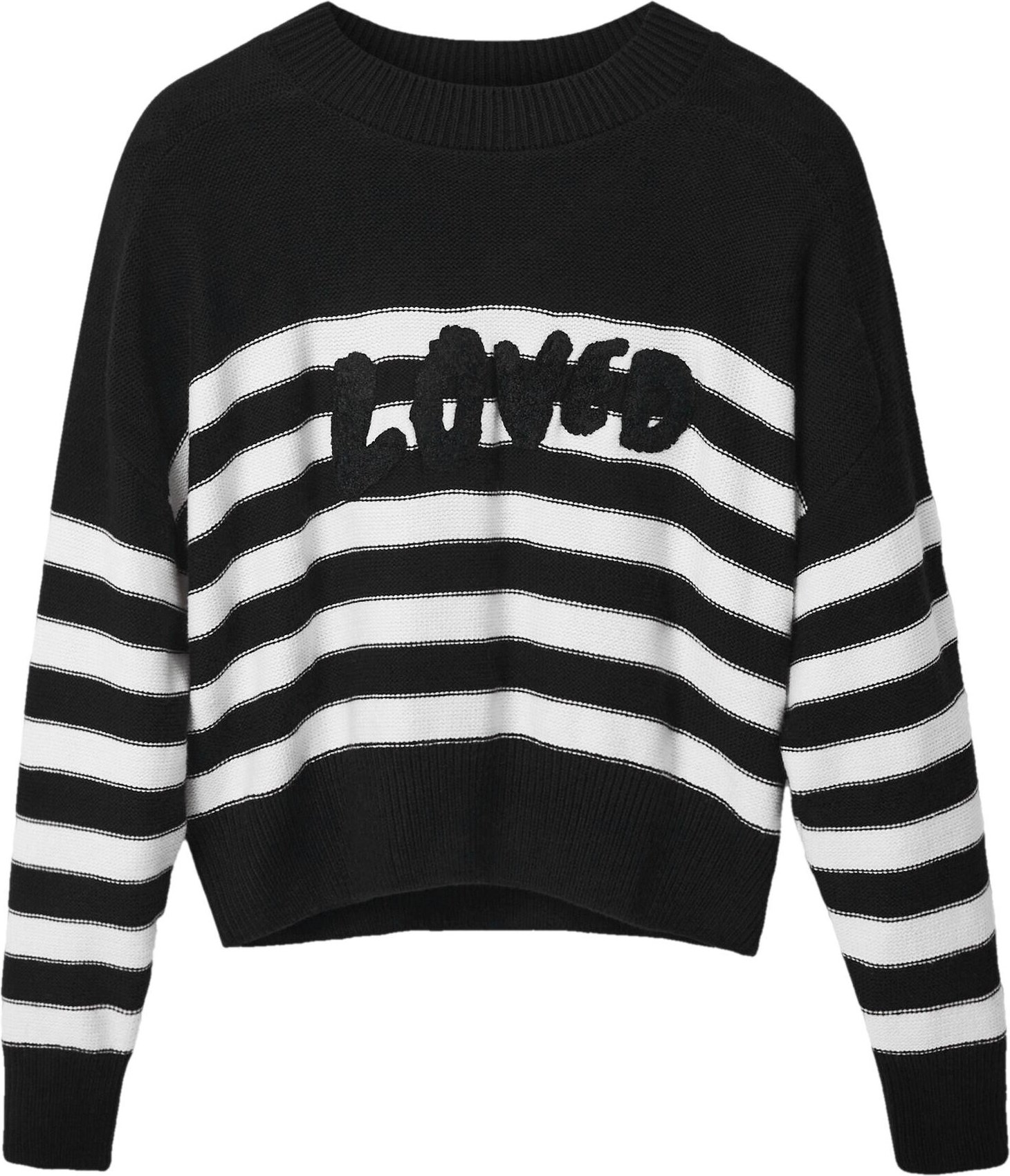 Desigual Damen schwarze Strickmode