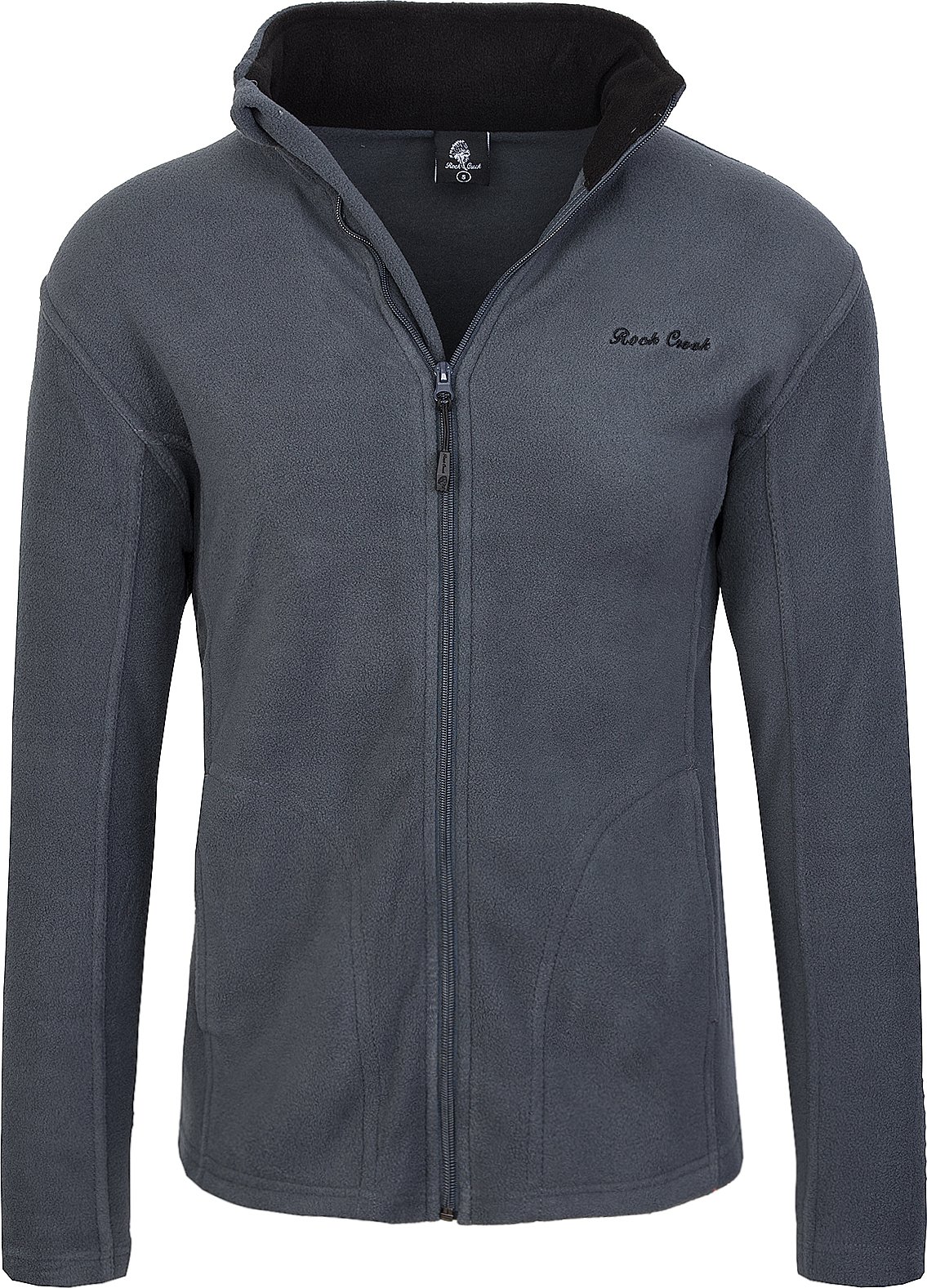 Thumbnail - Rock Creek Fleecejacke Dunkelgrau
