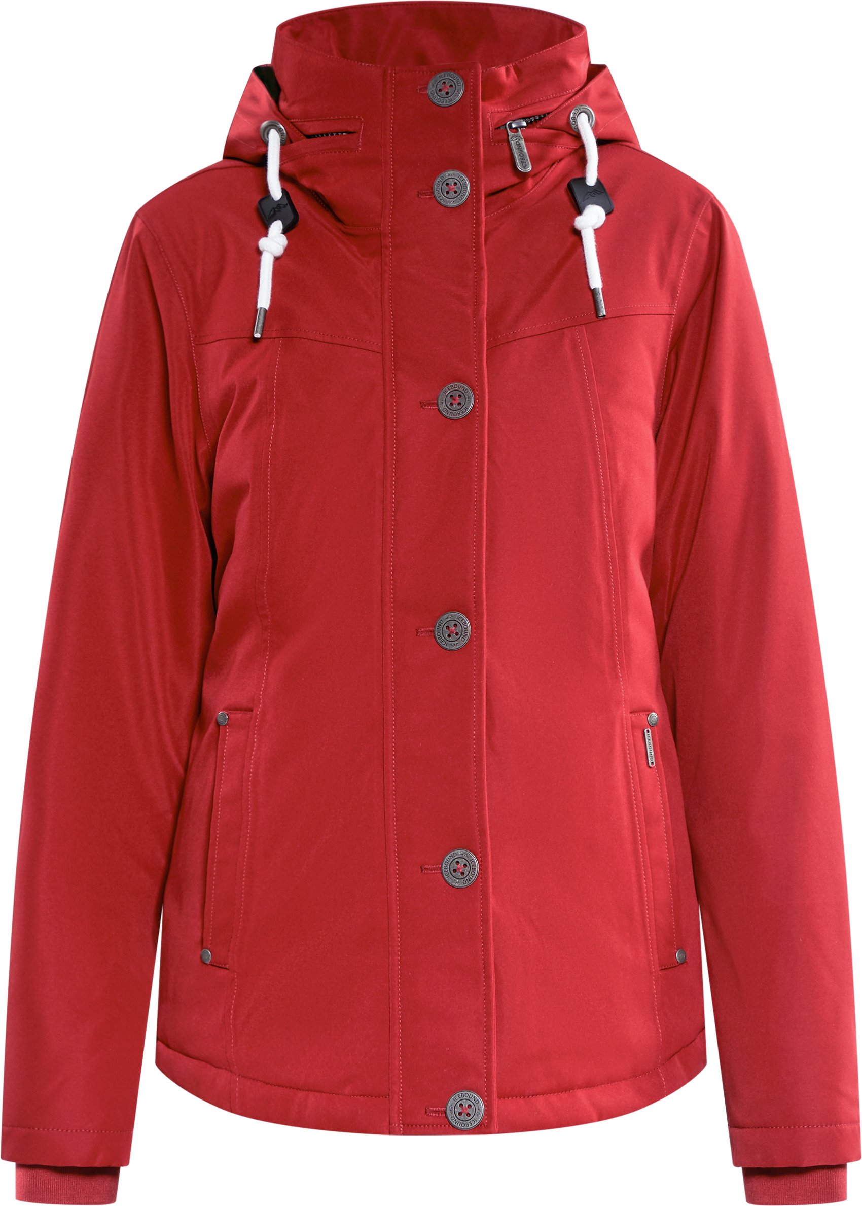 ICEBOUND Winterjacke Damen dunkelrot
