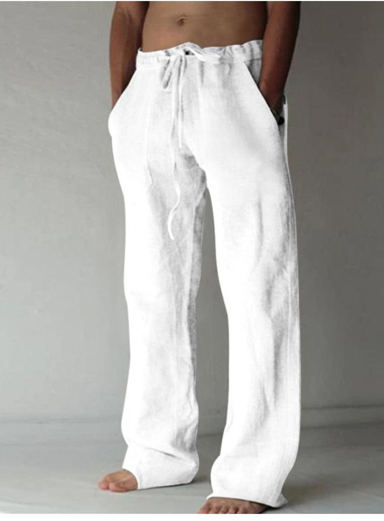 Thumbnail - Herren Plus Size Locker Sitzehose mit Kordelzug