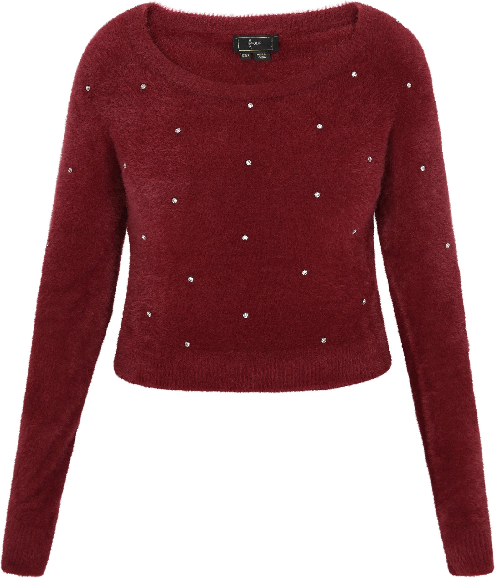 Faina Pullover Frauen Burgund