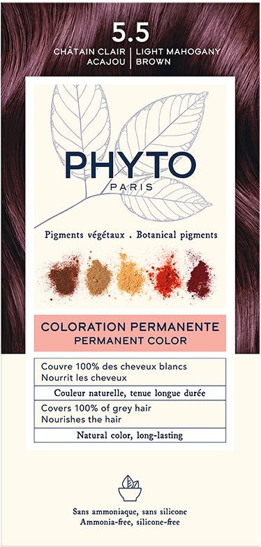 Thumbnail - Phytocolor #5.5-hellbraunes Mahagoni 4 Stk