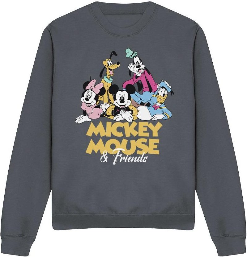 Disney - Sweatshirt für Herren/Damen Unisex (Holzkohle)