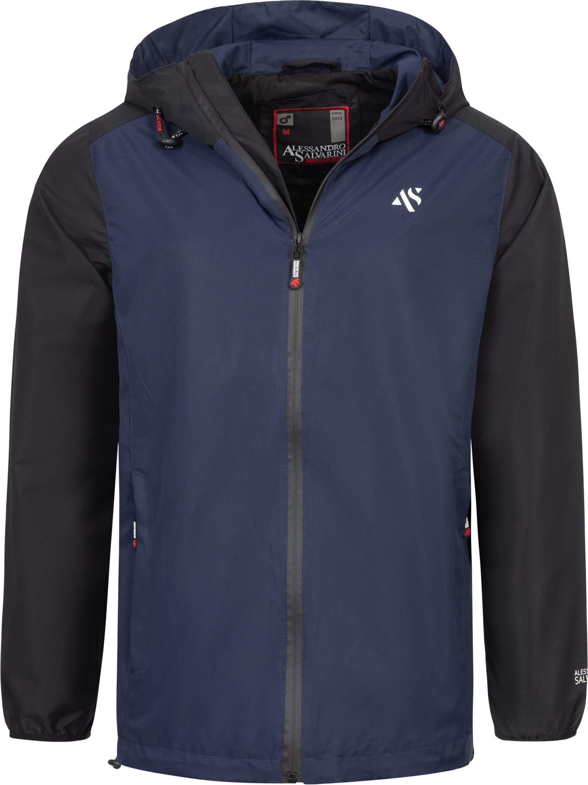 A. Salvarini Herren Regenjacke AS-322 wasserabweisend & ultraleicht