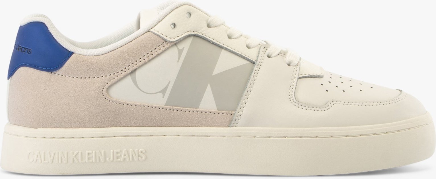 CLASSIC CUPSOLE Herren Sneaker Weiß/Champignon/Saphirblau