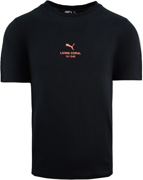 Puma x Pantone Tee Crew Neck Kurzschlärm Schwarze Frauen lässig Top 579690 01