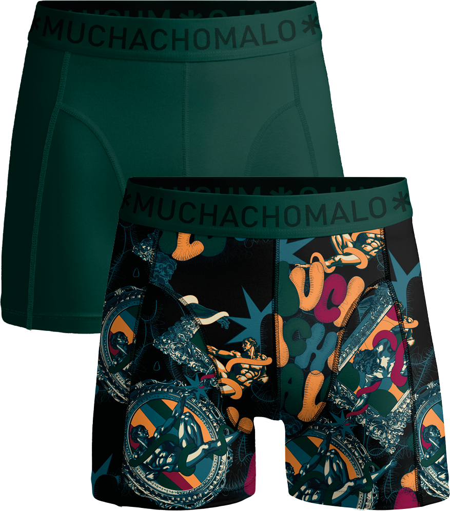 Muchachomalo Herren Boxer Shorts - 2er Pack - Herren Unterwäsche