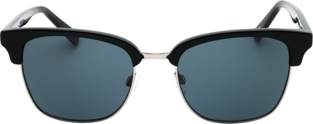 Schwarze Ruthenium-Sonnenbrille von Banana Republic mit grauen SF-Linsen
