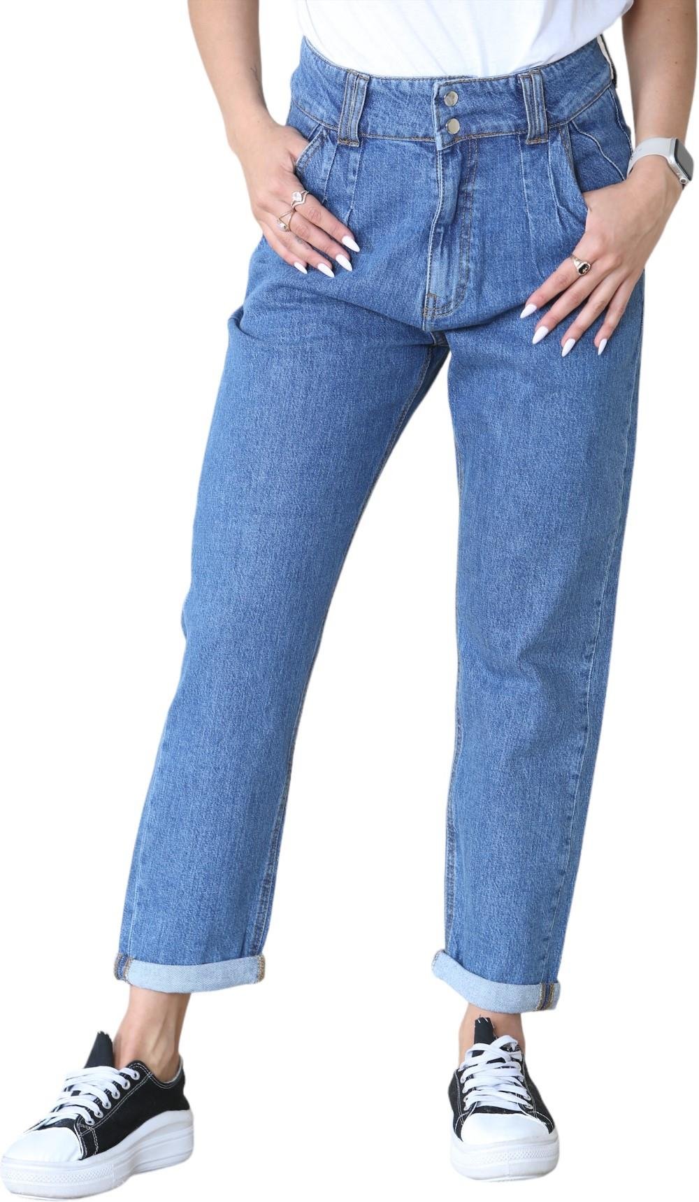 Thumbnail - MYT Womens Boyfriend Jeans in Hellblau