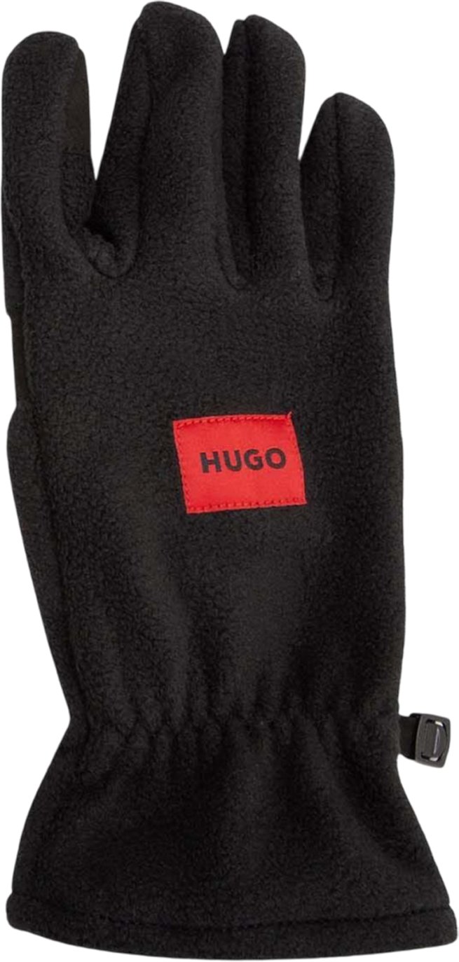 Thumbnail - Hugo - Logo - Winterhandschuhe, Fleece (Schwarz)