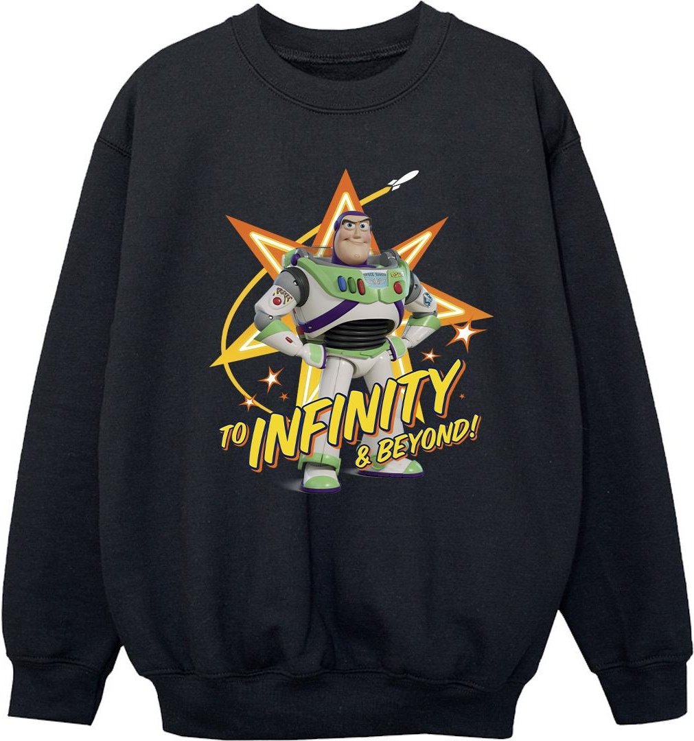 Disney - "Toy Story Buzz To Infinity" Sweatshirt für Mädchen (Schwarz)