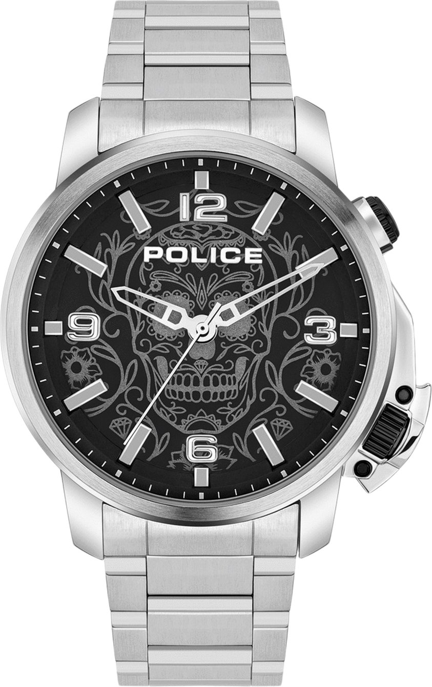 Police Herrenuhr Quartz Silber