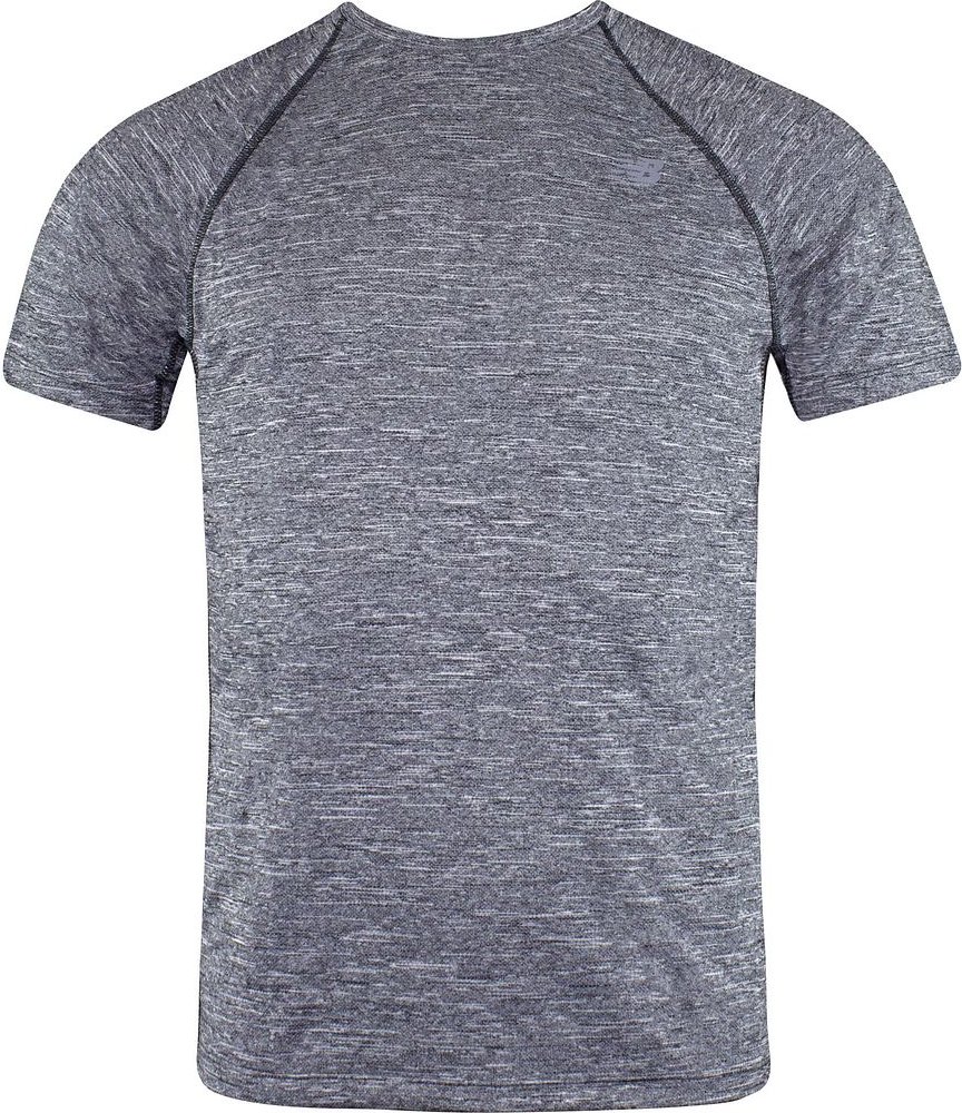 Neues Gleichgewicht kurzärmelig grauer Crew Neck Herren Hartnäckigkeit T-Shirt MT81095 HC