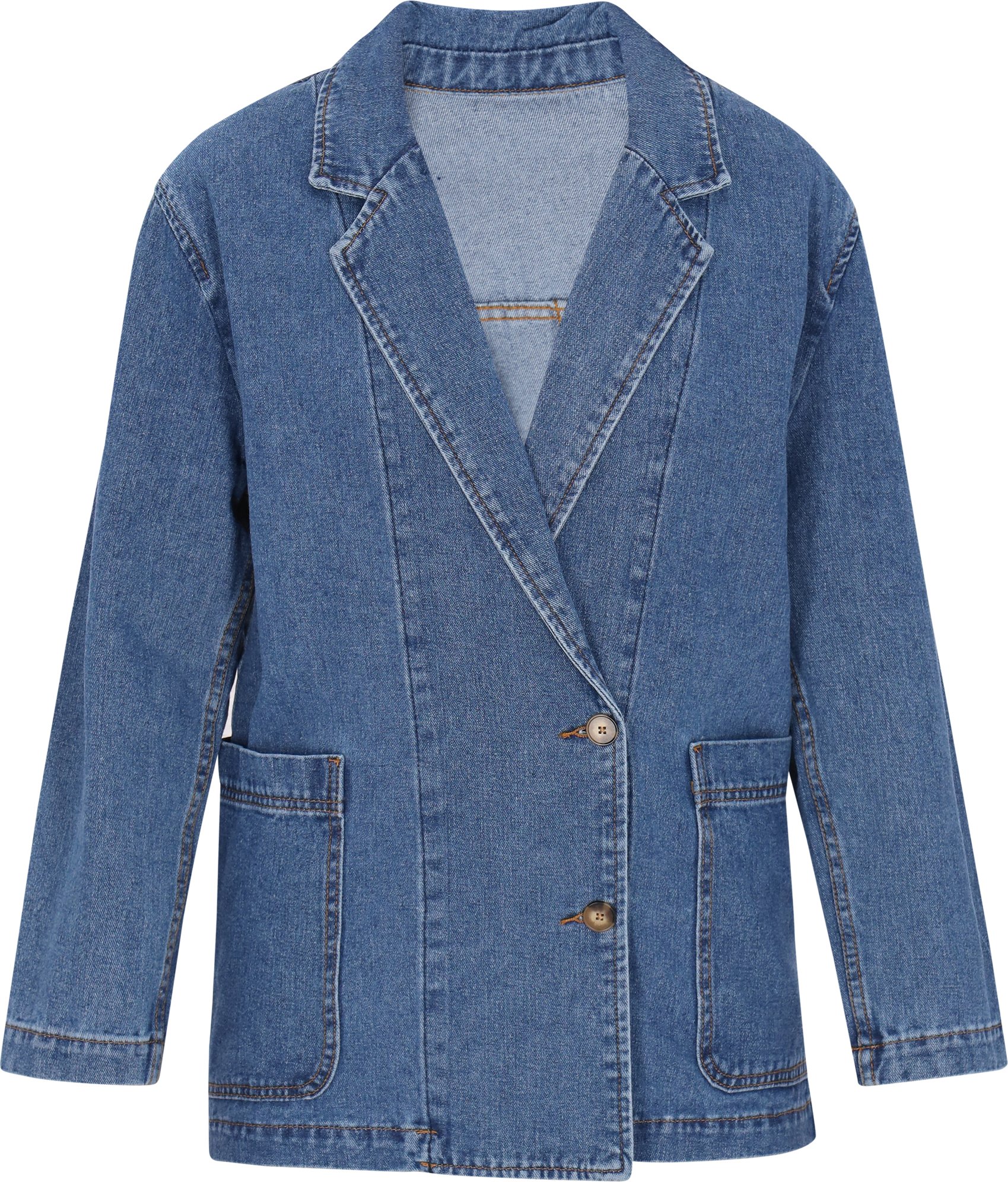 Mymo Jacke Frauen blauer Denim