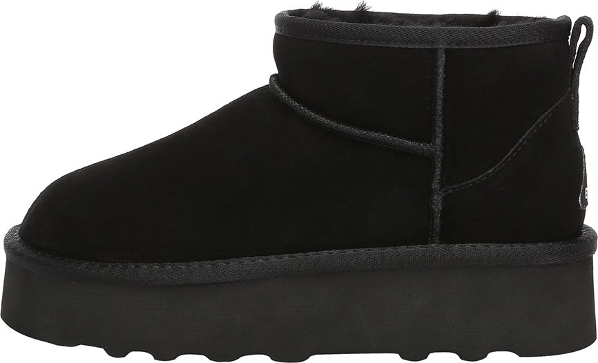 EVER AU Damen Heron Ultra Mini Plateaustiefel - Schwarz