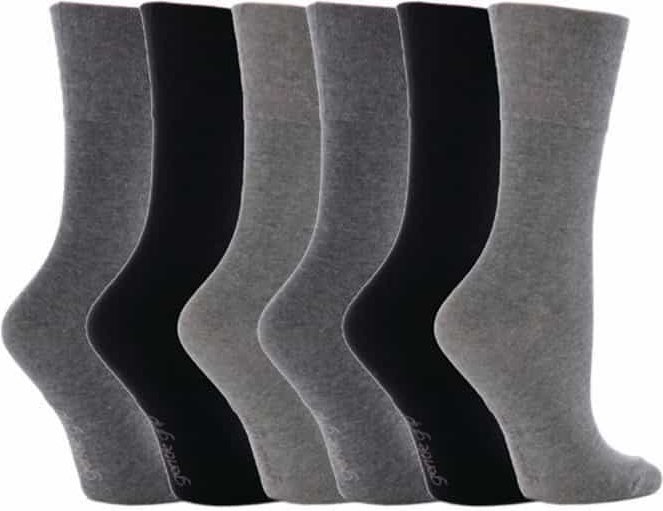 Sanfte Griffigkeit - 6 Paar Damen Sanfte Griffigkeit Nicht Elastische Socken - GG12