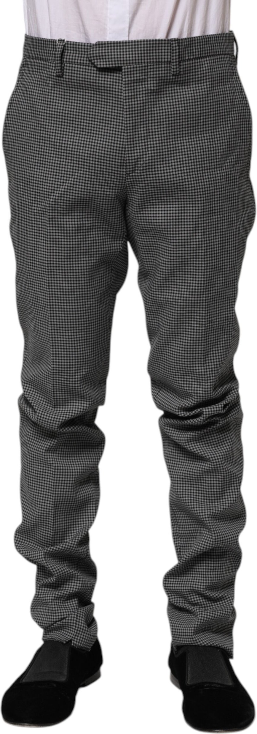 Kariierte Slimfit-Hose