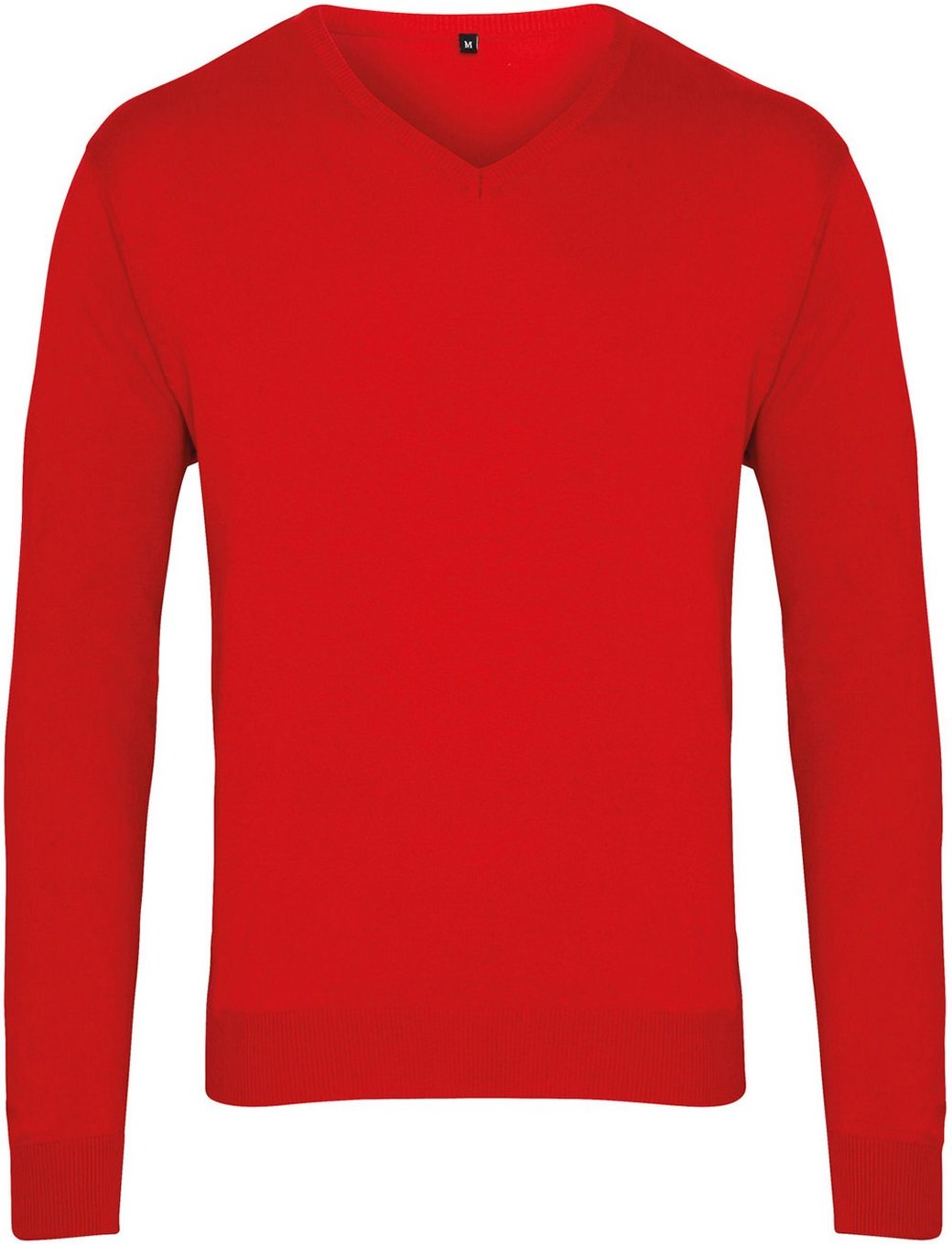 Premier - Sweatshirt V-Ausschnitt für Herren (Rot)