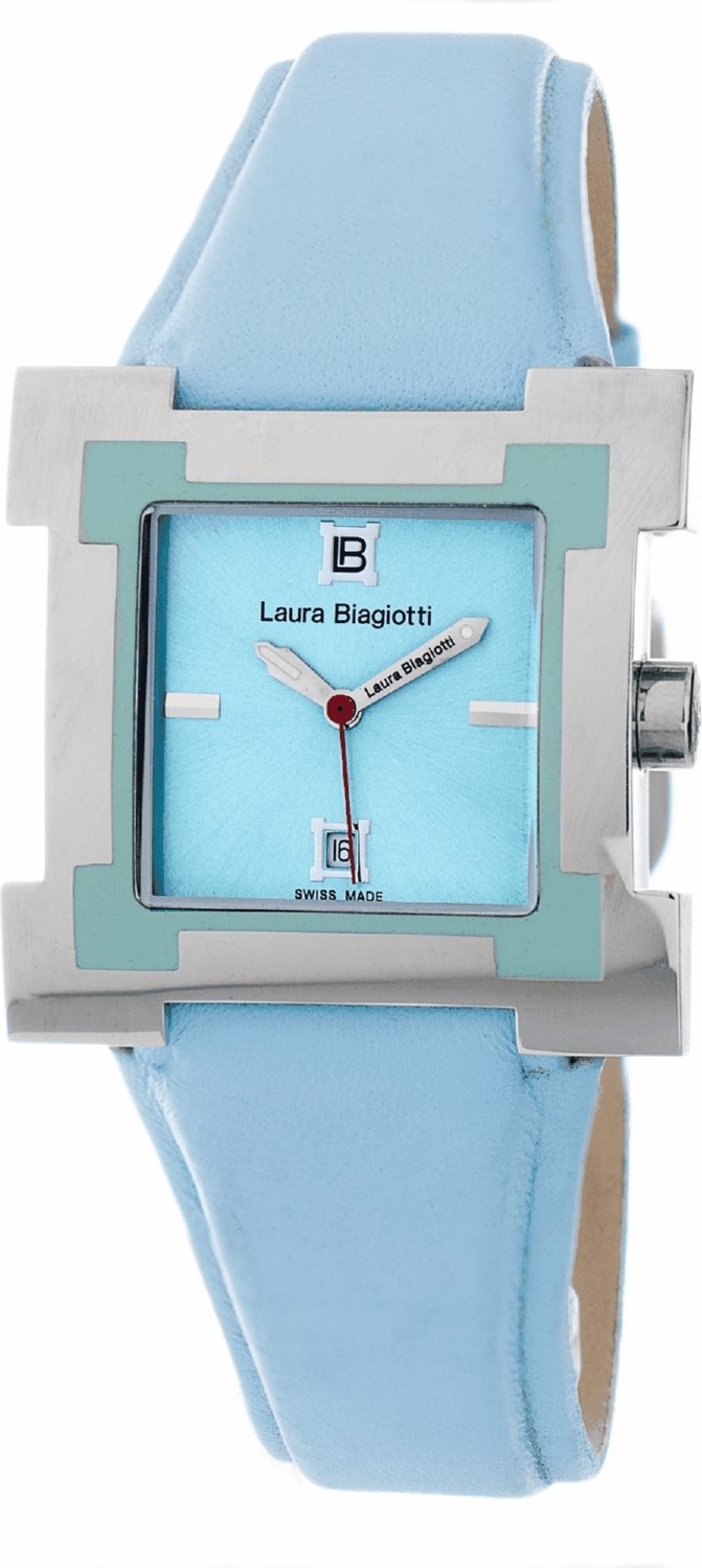 Laura Biagiotti Damenuhr Quartz Silber Blau