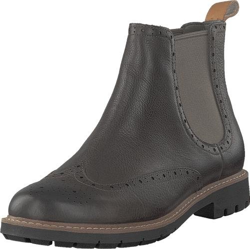 Clarks Batcombe Top Mens dunkelbraune Stiefel