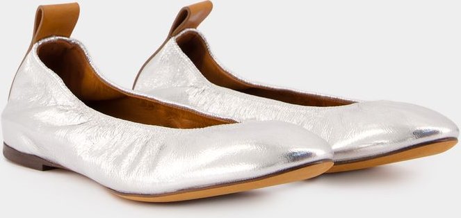 Ballerinas - Lanvin - Leder - Silber