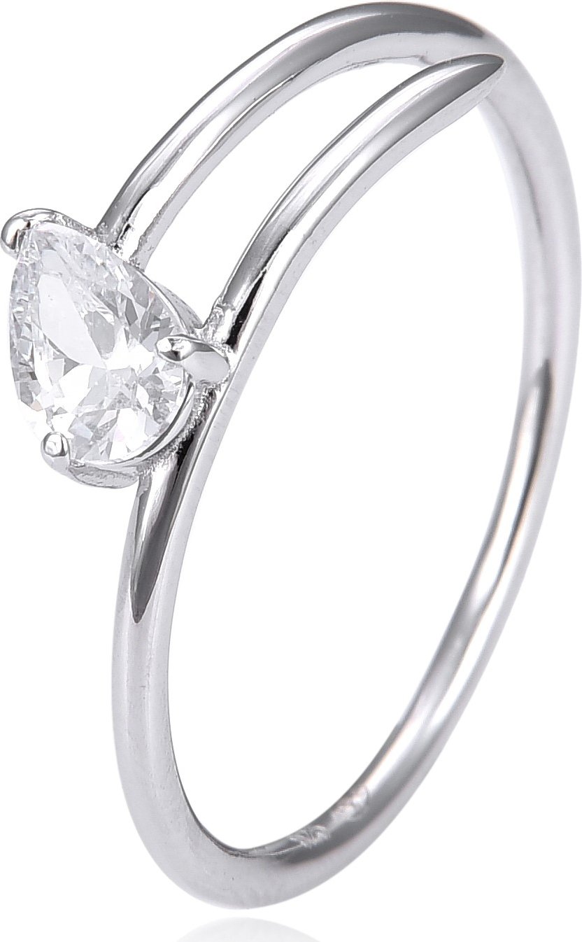 Gena.paris 'Shine' Damenring aus 925 Sterling Silber - Silber GR1068-W