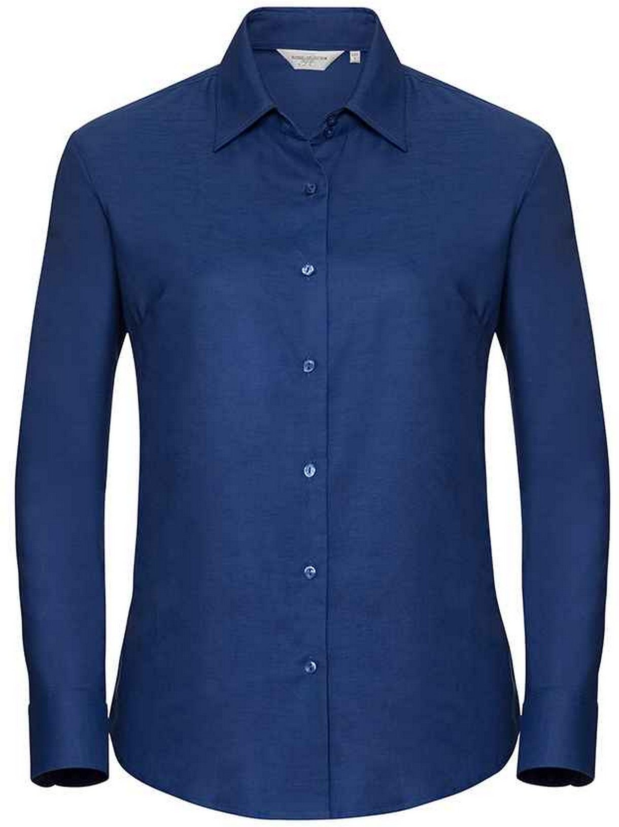 Russell Collection - Hemd für Damen Langärmlig (Kräftiges Königsblau)
