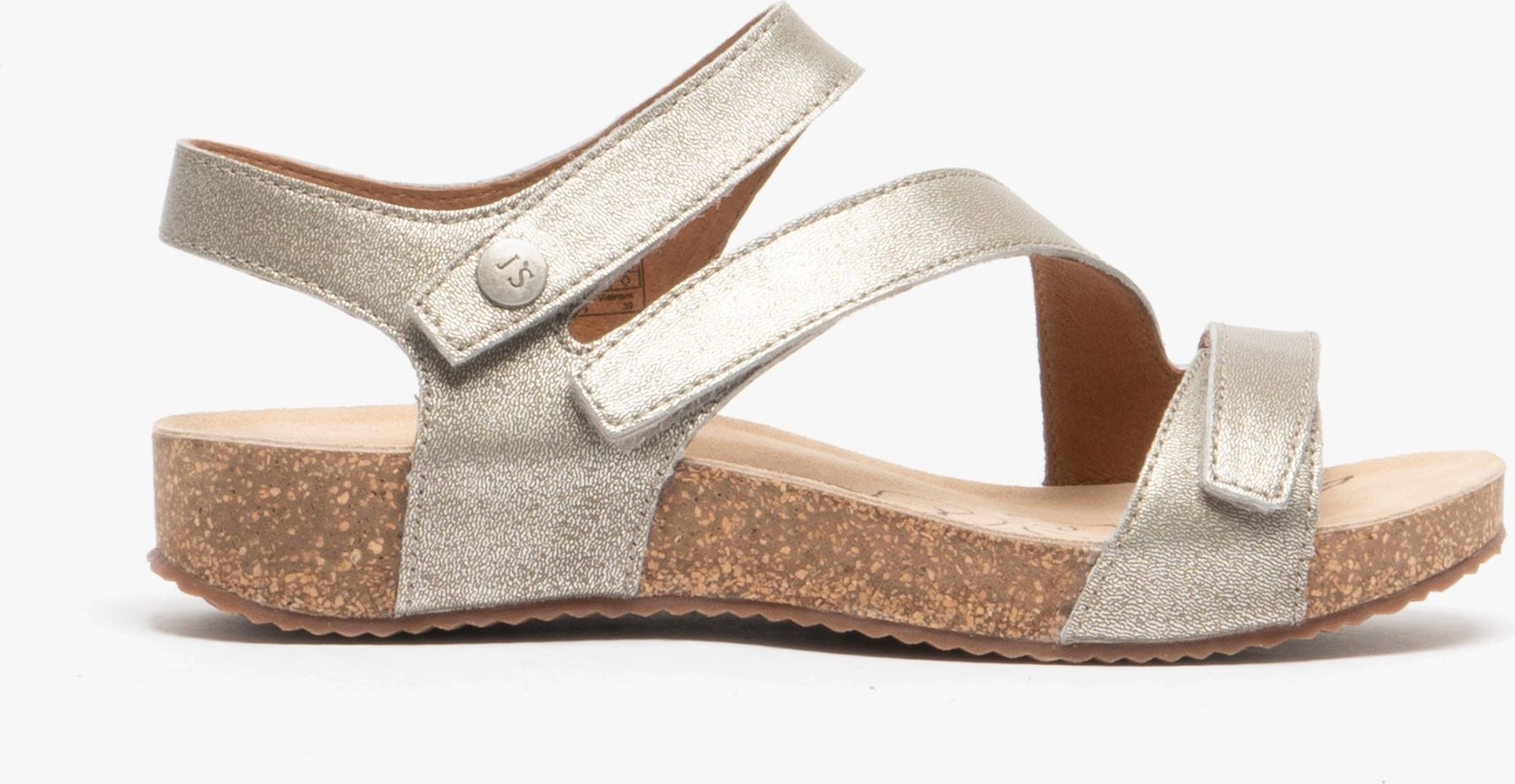 Josef Seibel Tonga 25 Damen Leder Klettverschluss Sandalen Crystal