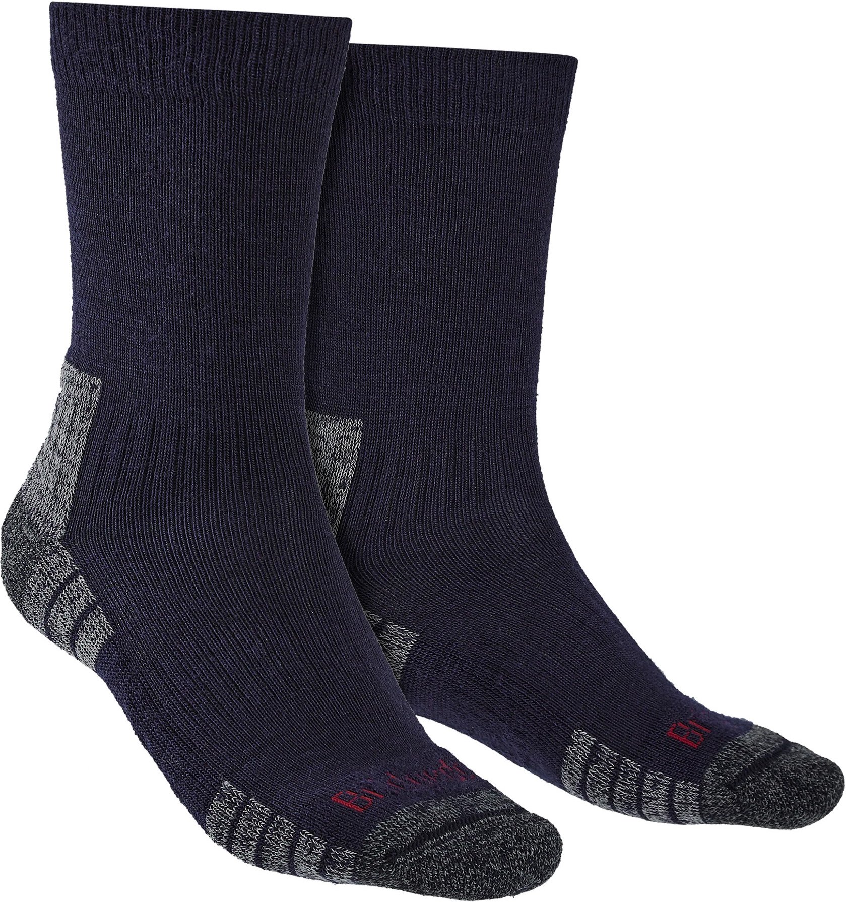 Bridgedale - Leichte Merino-Socken für Herren zum Wandern - Navy / Grau