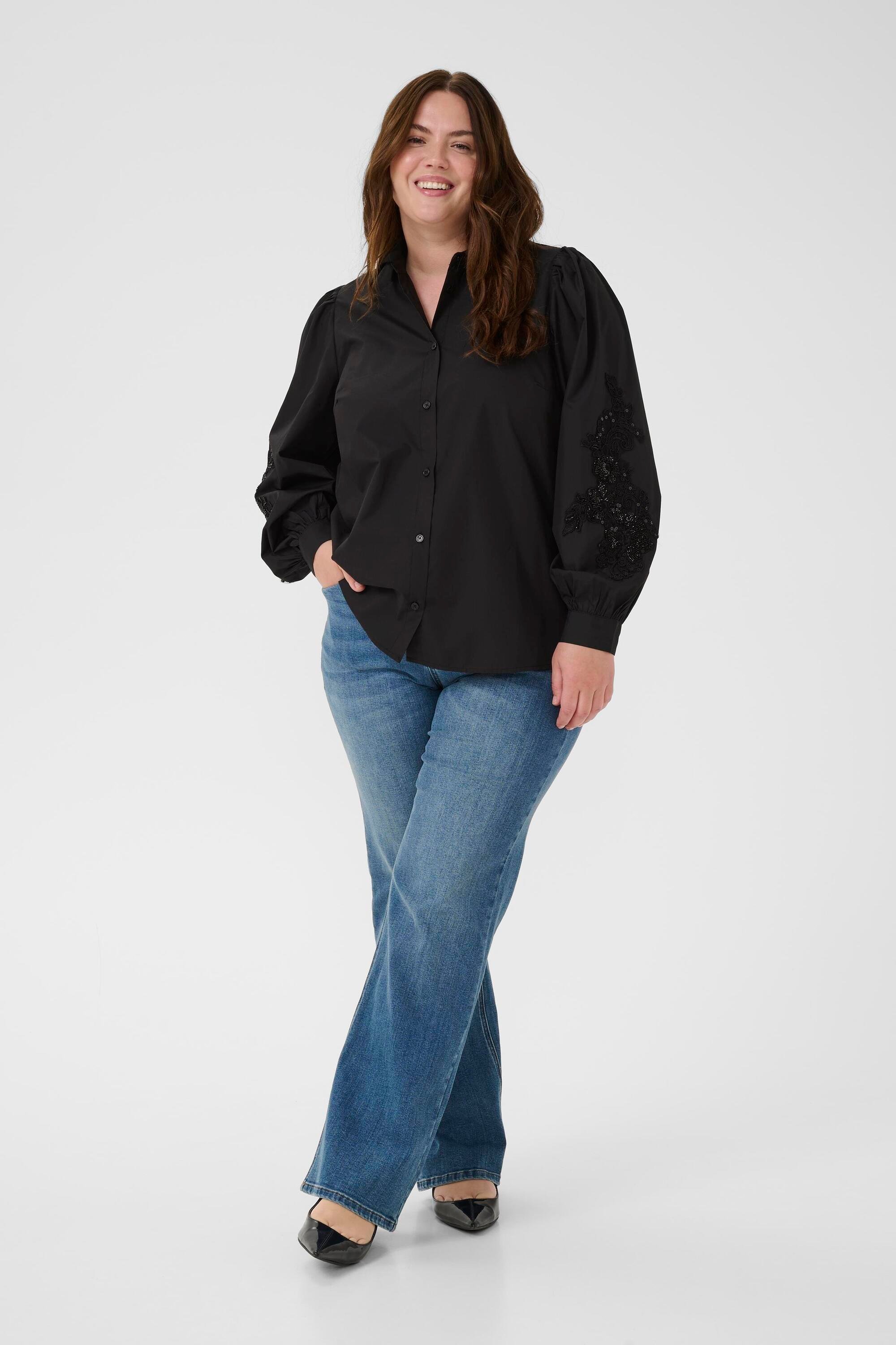 Langarm-Hemd KCnicky Langarm-Hemd Regular fit black