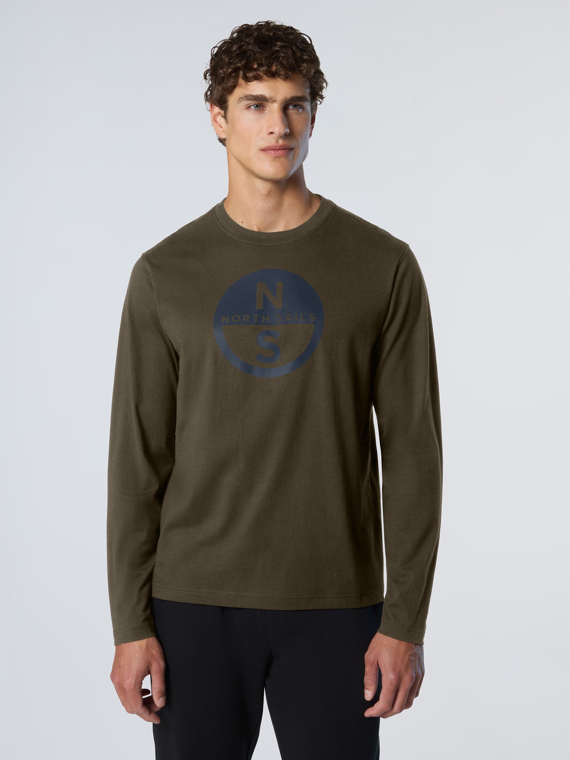 North Sails T-Shirt Langärmelig mit Maxi-Print